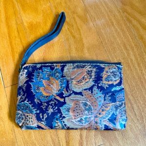 Navy Leather Patricia Nash Wristlet